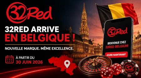 32Red d&eacute;barque officiellement en Belgique : Unibet Games change de nom d&egrave;s le 30 juin