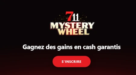 711 Casino d&eacute;voile sa Mystery Wheel avec des gains en cash garantis
