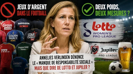 Verlinden s'attaque aux op&eacute;rateurs de jeux dans le football, mais la Pro League reste associ&eacute;e &agrave; Lotto et Jupiler