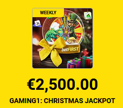 Christmas Jackpot : 2.500 euros à se partager sur le casino Betfirst
