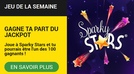 Jouez sur Sparky Stars et gagnez un bonus de 10 euros