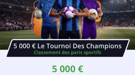Betsson Sports : 5.000 &euro; &agrave; gagner avec le Tournoi des Champions