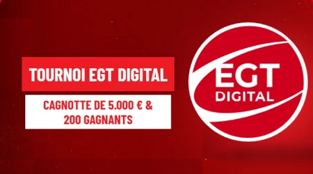 5.000 euros et 200 gagnants avec le casino Bingoal (EGT Digital)