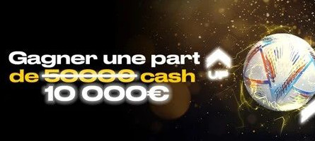 Pronostiquez 5 scores de JPL et gagnez jusqu'à 10.000  euros avec Bwin