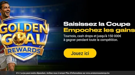 Golden Goal Rewards : bwin Casino met 150.000 &euro; en jeu pendant la Coupe du Monde 2026