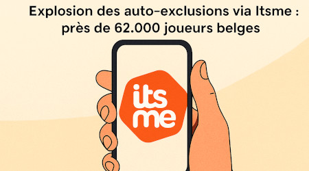 Explosion des auto-exclusions via Itsme : près de 62.000 joueurs belges se bannissent volontairement du jeu