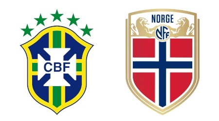 Br&eacute;sil x Norv&egrave;ge