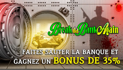 Bonus de 35 % sur Casino777 : Break Da Bank Again