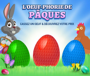 L'Oeuf-Phorie de Pâques Spins gratuits, Bonus et 1.000 € en cash
