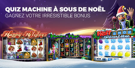 Quiz Noël : Un bonus de 200 € à gagner sur casino777.be