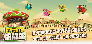 Bonus de 30 % spécial Spiñata Grande sur le Casino 777