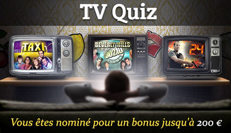 Casino777.be vous offre 200 € en répondant au quiz spécial télé