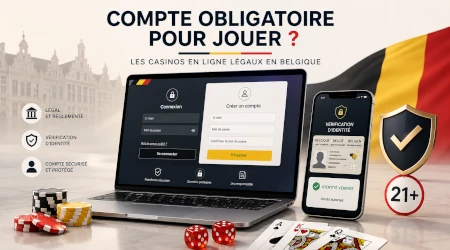 Casino en ligne en Belgique : faut-il obligatoirement cr&eacute;er un compte pour jouer ?