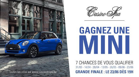 Gagnez une Mini Cooper grâce au casino de Spa