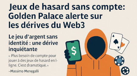 Casino crypto sans identité : Golden Palace dénonce une brèche dans la régulation