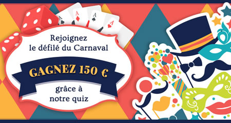 150 euros pour le Carnaval grâce au casino777