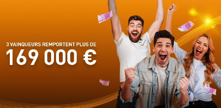 3 joueurs gagnent plus de 169.972 € sur le casino 777.be