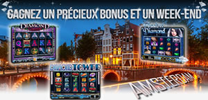bonus et un week-end  Amsterdam avec casino777.be