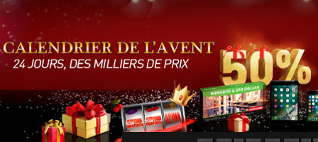 Calendrier de l'Avent du casino 777