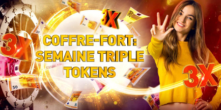 Triple Threat : 3 fois plus de tokens cette  semaine sur le casino777