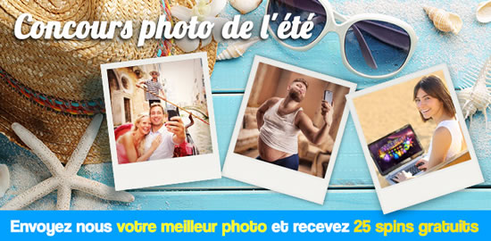 Partagez vos photos d'été avec Casino 777 et remportez 25 Spins Sparks gratuits