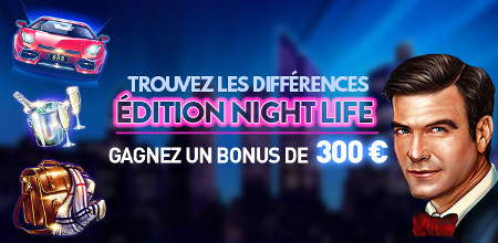 Trouvez les différences et gagnez un bonus de 300 € au casino777