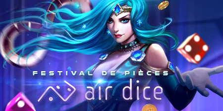 Air Dice Mania : Jusqu'à 3 fois plus de pièces sur le casino777