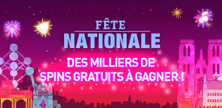 Des spins gratuits lors du tournoi de la Fête Nationale au Casino777