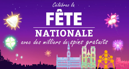 Des spins gratuits pour la Fête nationale sur Casino777