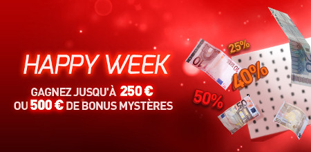 Happy Week : des bonus mystères tous les jours