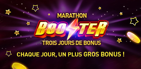 Marathon Booster : Trois jours de bonus sur le casino777