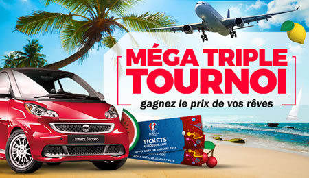 Méga Triple Tournoi sur Casino 777