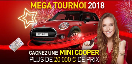 Gagnez une Mini Cooper avec le Méga tournoi 2018 du casino777