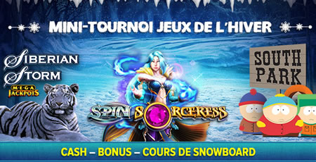 Mini tournoi de l'Hiver avec Siberian Storm, South Park et Spin Sorceress