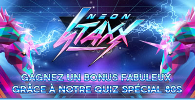 Un bonus de 35 % vous attend sur casino777.be avec Neon Staxx