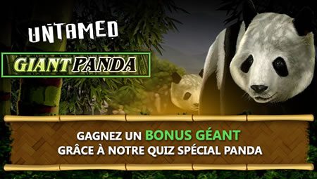30% de bonus (max 150 €) en répondant au quiz Panda