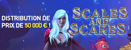 Scales and Scares : 50.000 euros de prix  pour Halloween sur le casino777