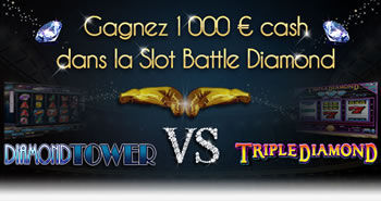 Triple Diamond vs Diamond Tower : Slot Battle