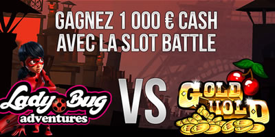 Slot Battle Lady Bug Adventures vs Gold Hold