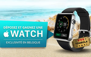 Une Apple Watch à gagner lors de la tombola de Casino777