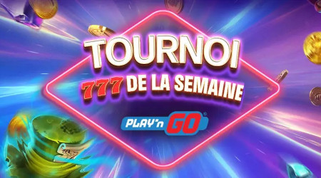 Tournoi Play'n'Go du casino777
