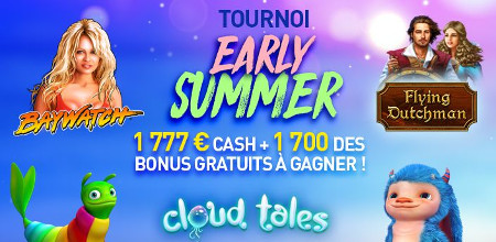 Tournoi Early Summer : 1.777 € cash et 1.700 bonus à gagner au Casino777