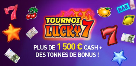 Tournoi Lucky 7 au casino 777 : Un tournoi à 1.500 euros