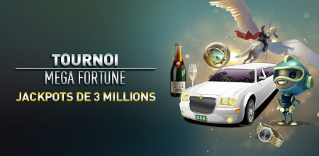 Tournoi Mega Fortune : Du cash et des spins gratuits à gagner au Casino777