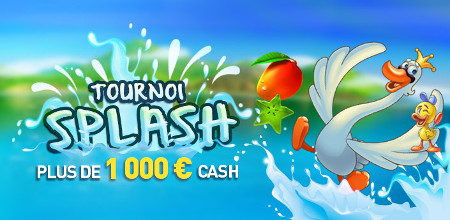 1.000 euros à se partager avec le tournoi Splash