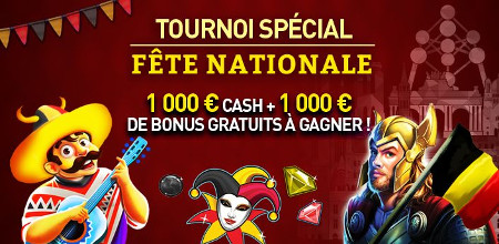 Du cash et des bonus à gagner lors du tournoi Fête Nationale au Casino777