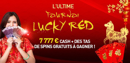 Plus de 7.777 euros à se partager lors du tournoi Lucky Red