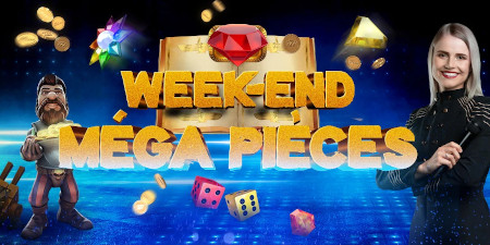 Week-end Méga Pièces : Doublez vos pièces pendant  3 jours sur le casino777