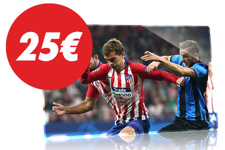 25 € de Cashback si Club Bruges et Atlético marquent plus de 2,5 buts