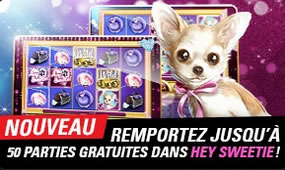 50 parties offertes sur Hey Sweetie